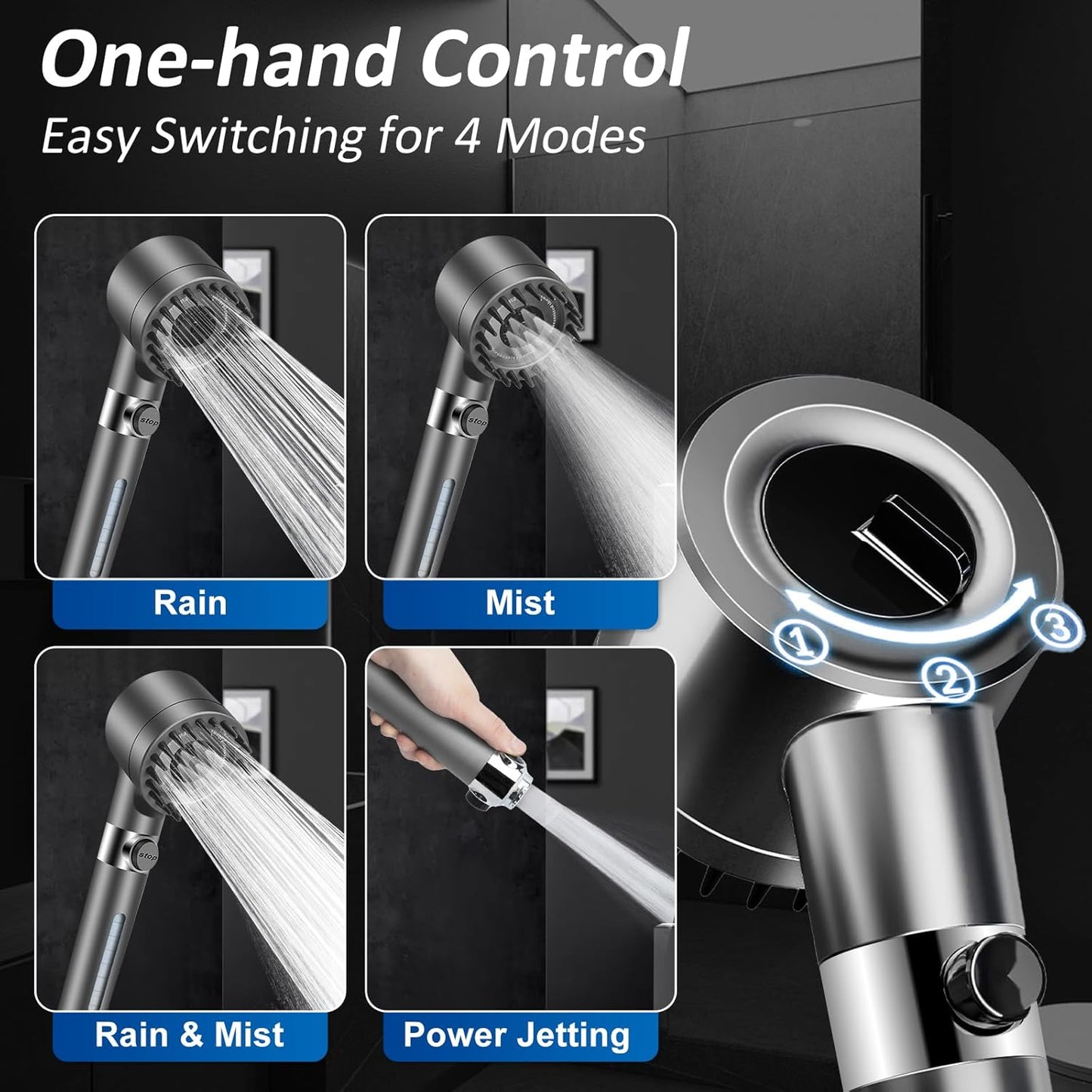 High Pressure Handheld Shower Head