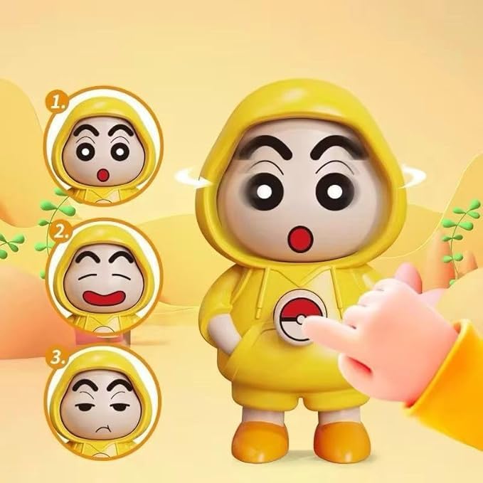 Shinchan Face Rotating Keychain