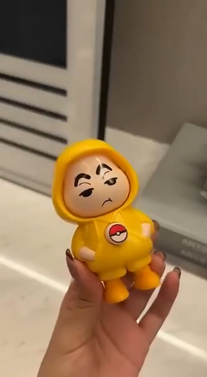 Shinchan Face Rotating Keychain